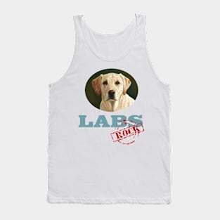 Yellow Labs Rock! Tank Top